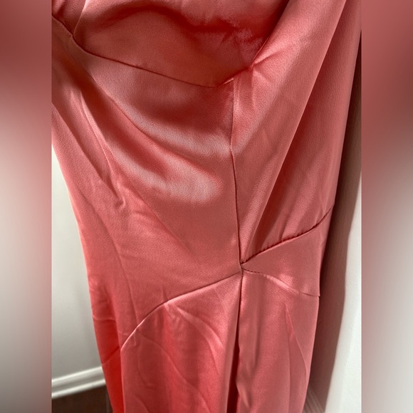 One One Six Nordstrom Pink Spaghetti Adjustable Strap Maxi Dress - Picture 6 of 8